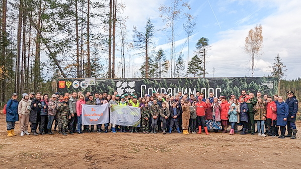 Коми Республика: акция «Сохрани лес»